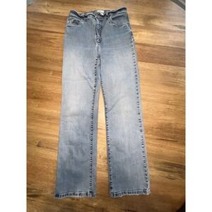 French Dressing FDJ Peggy Bootcut‎ Womens Sz 12 High Rise Jeans Distressed Fade
